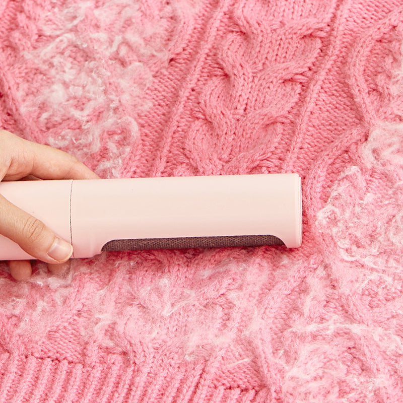 2-in-1 Reusable Pet Hair Remover Brush – Self-Cleaning Lint Roller