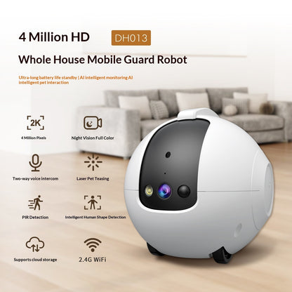 Pet AI Smart Interactive Toy & Monitor – Motion Detection Camera with Night Vision