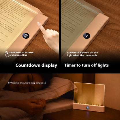 LED Tablet Reading Light – Rechargeable Book Light with Adjustable Brightness & Color Modes