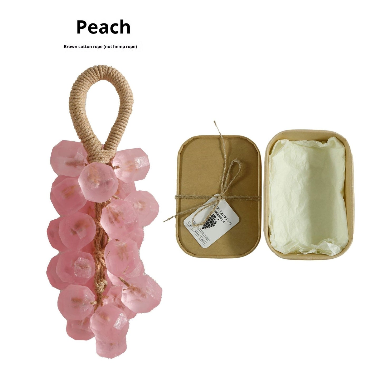 Customized Crystal Grape Soap – Handmade DIY Gem Soap Gift Set