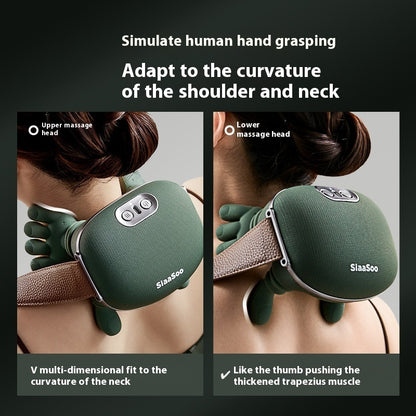 Electric Neck & Shoulder Massager – Wireless Kneading Massage with Heat for Pain Relief