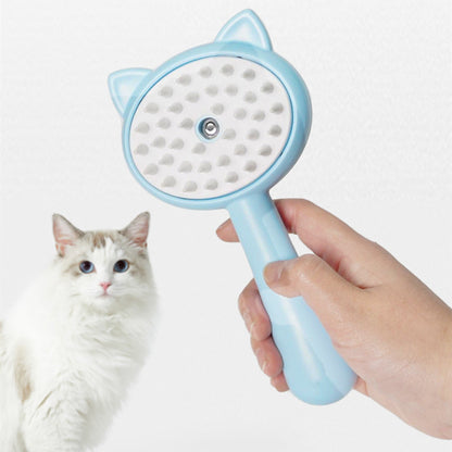 Steam Cat Grooming Brush – Rechargeable Pet Hair Remover & Massage Comb