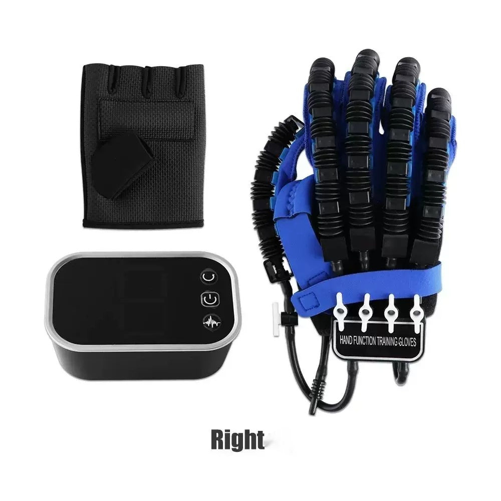 Left & Right Hand Finger Rehabilitation Exerciser Robot Glove with Mirror Training