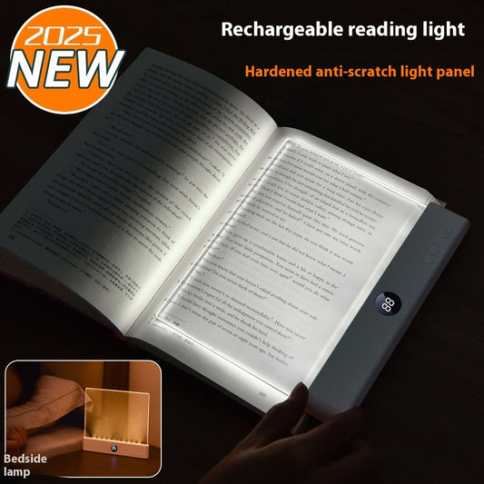 LED Tablet Reading Light – Rechargeable Book Light with Adjustable Brightness & Color Modes