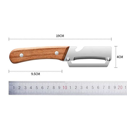 Thickened Multi-Functional Stainless Steel Peeler – Heavy Duty Vegetable & Fruit Peeler