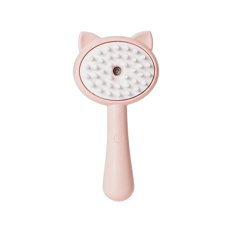 Steam Cat Grooming Brush – Rechargeable Pet Hair Remover & Massage Comb