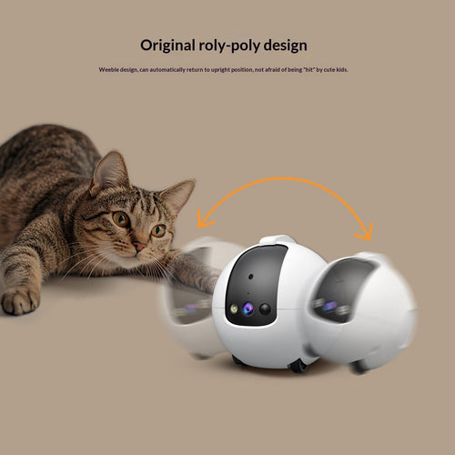 Pet AI Smart Interactive Toy & Monitor – Motion Detection Camera with Night Vision