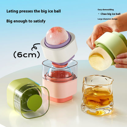 Large Ice Ball Mold – Food Grade Silicone Ice Sphere Maker