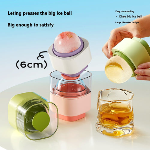 Large Ice Ball Mold – Food Grade Silicone Ice Sphere Maker