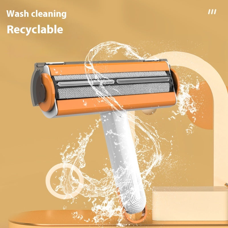 2-in-1 Pet Hair Removal Roller – Reusable Washable Lint & Fur Remover Brush