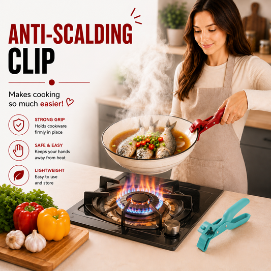 Multi-Purpose Household Silicone Anti-Scalding Kitchen Clip