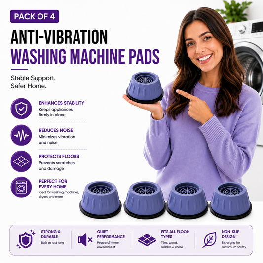 Multipurpose Anti-Vibration Pads – Pack of 4