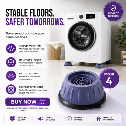 Multipurpose Anti-Vibration Pads – Pack of 4