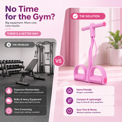 Pedal Resistance Band – Full-Body Home Workout Trainer