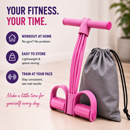 Pedal Resistance Band – Full-Body Home Workout Trainer