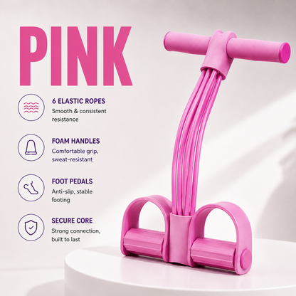 Pedal Resistance Band – Full-Body Home Workout Trainer