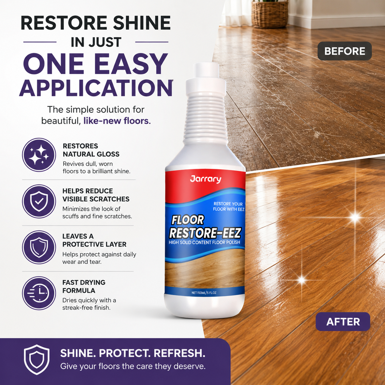 Floor Restoration Polish | Restore Shine & Protect Floors