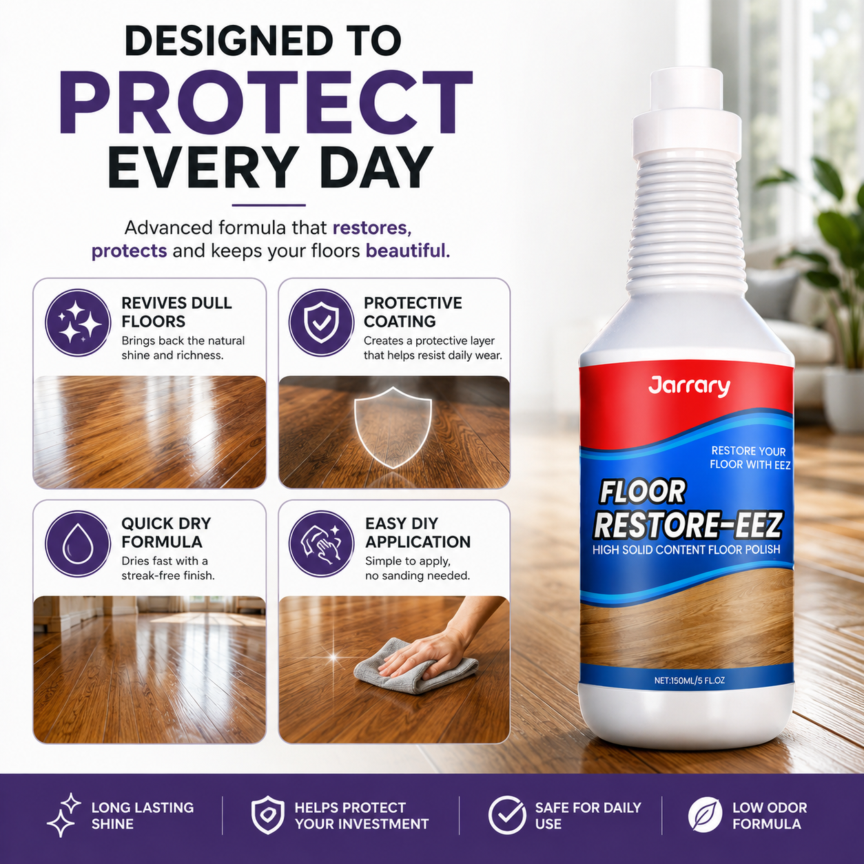 Floor Restoration Polish | Restore Shine & Protect Floors