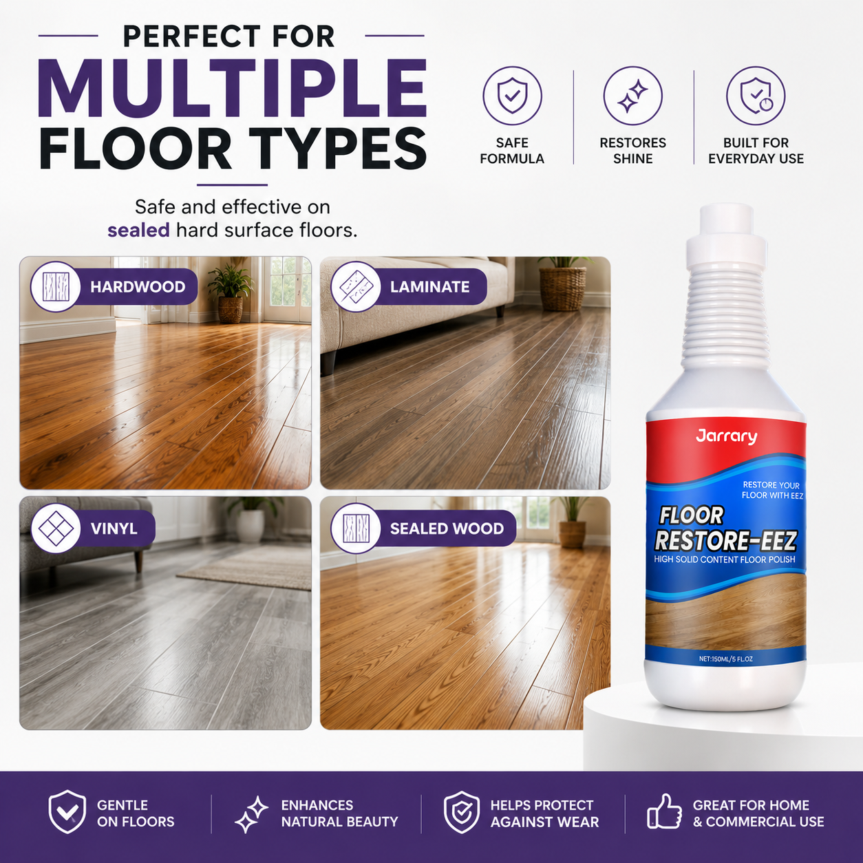 Floor Restoration Polish | Restore Shine & Protect Floors
