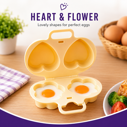2-Pack Microwave Egg Poacher – Easy Egg Cooker