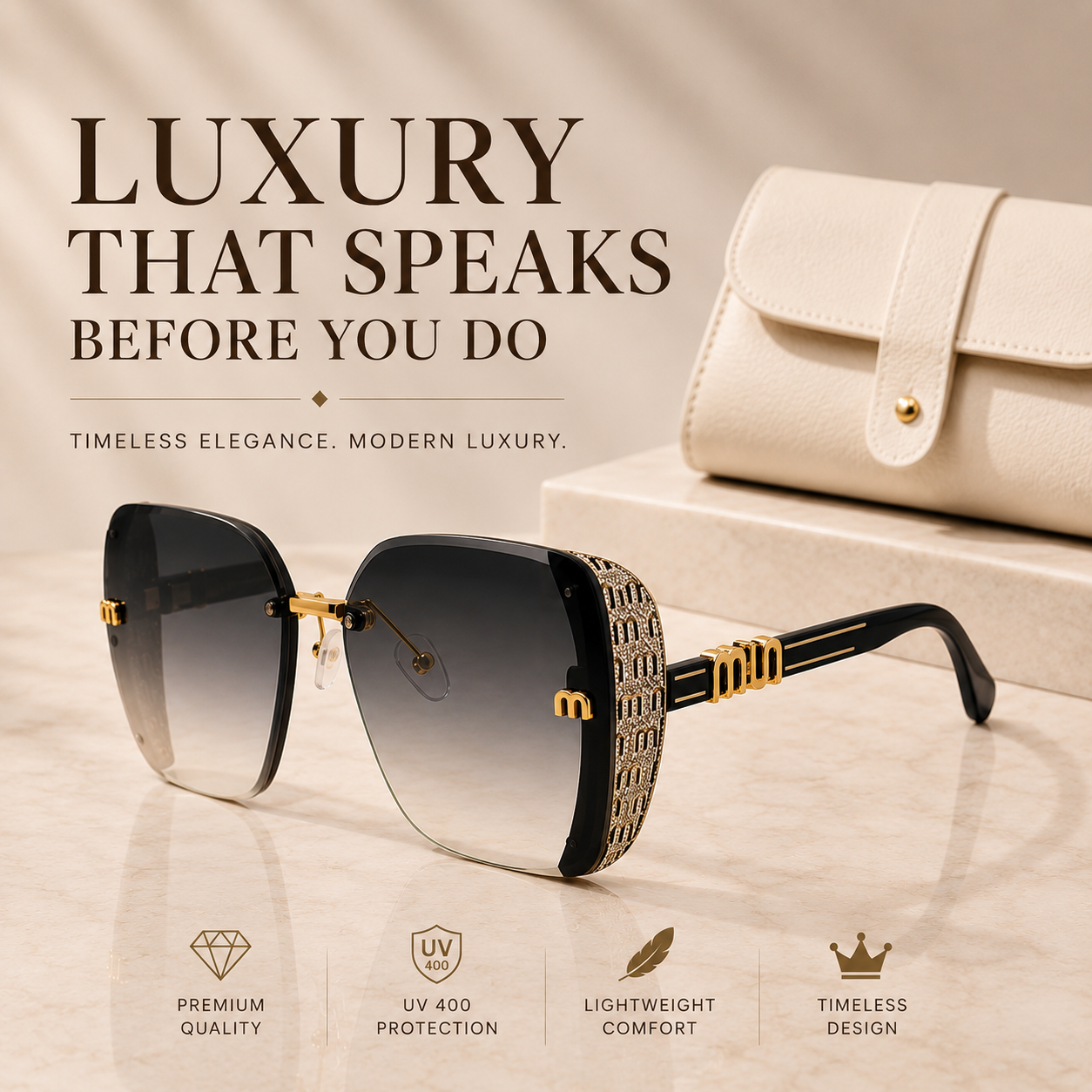 Premium Signature HD Polarized Sunglasses – Luxury UV400 Eyewear