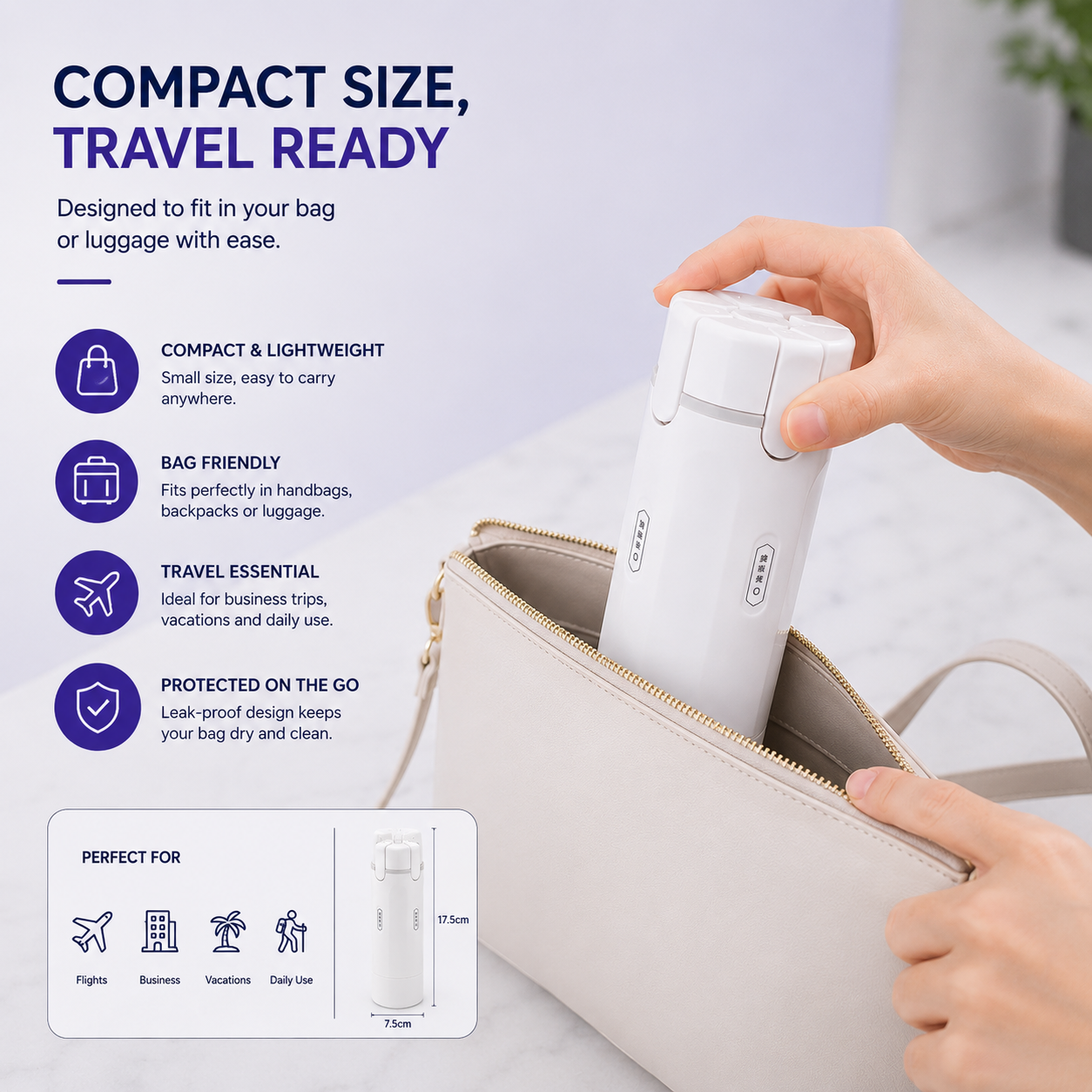 4-in-1 Leakproof Travel Dispenser for Toiletries