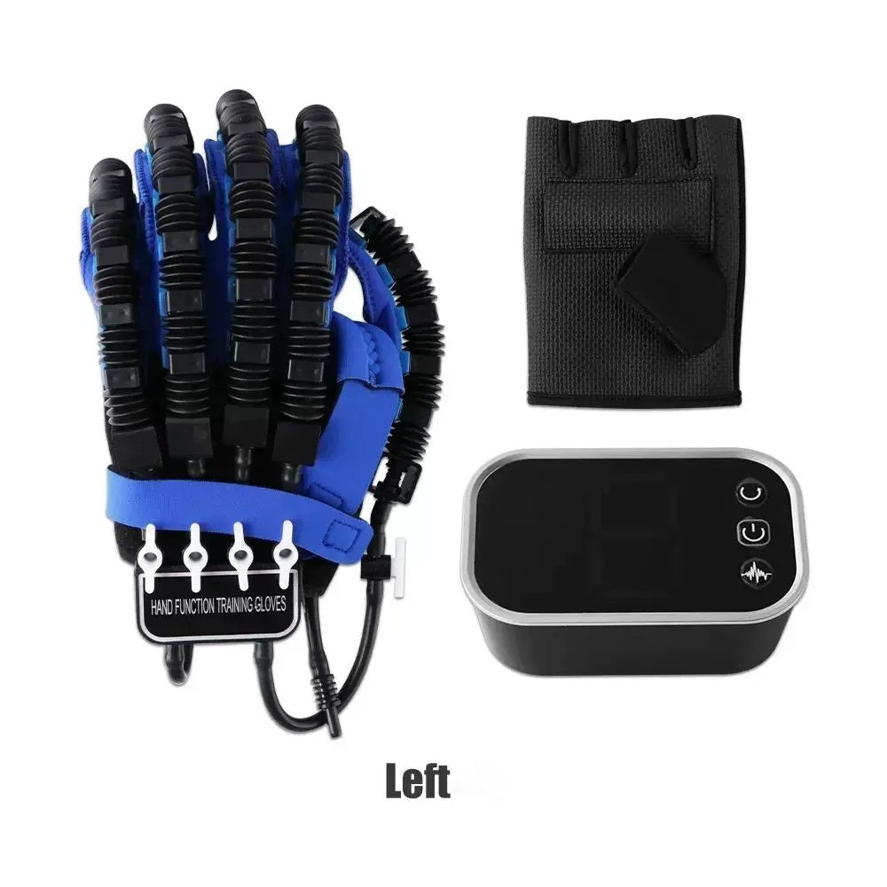Left & Right Hand Finger Rehabilitation Exerciser Robot Glove with Mirror Training