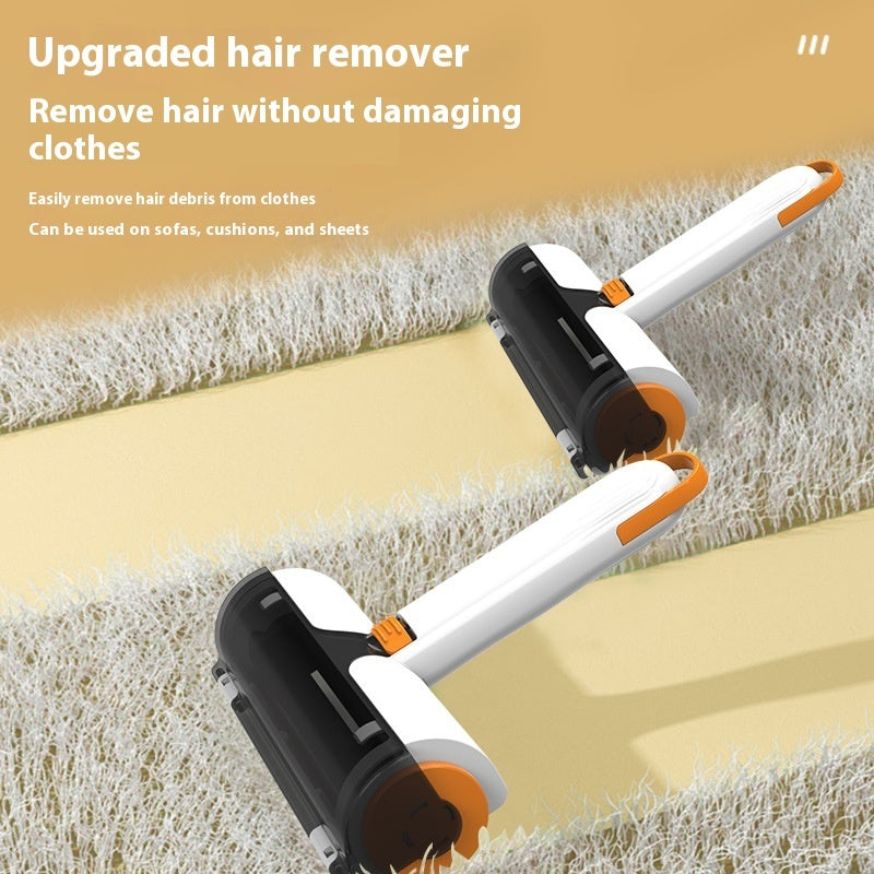 2-in-1 Pet Hair Removal Roller – Reusable Washable Lint & Fur Remover Brush