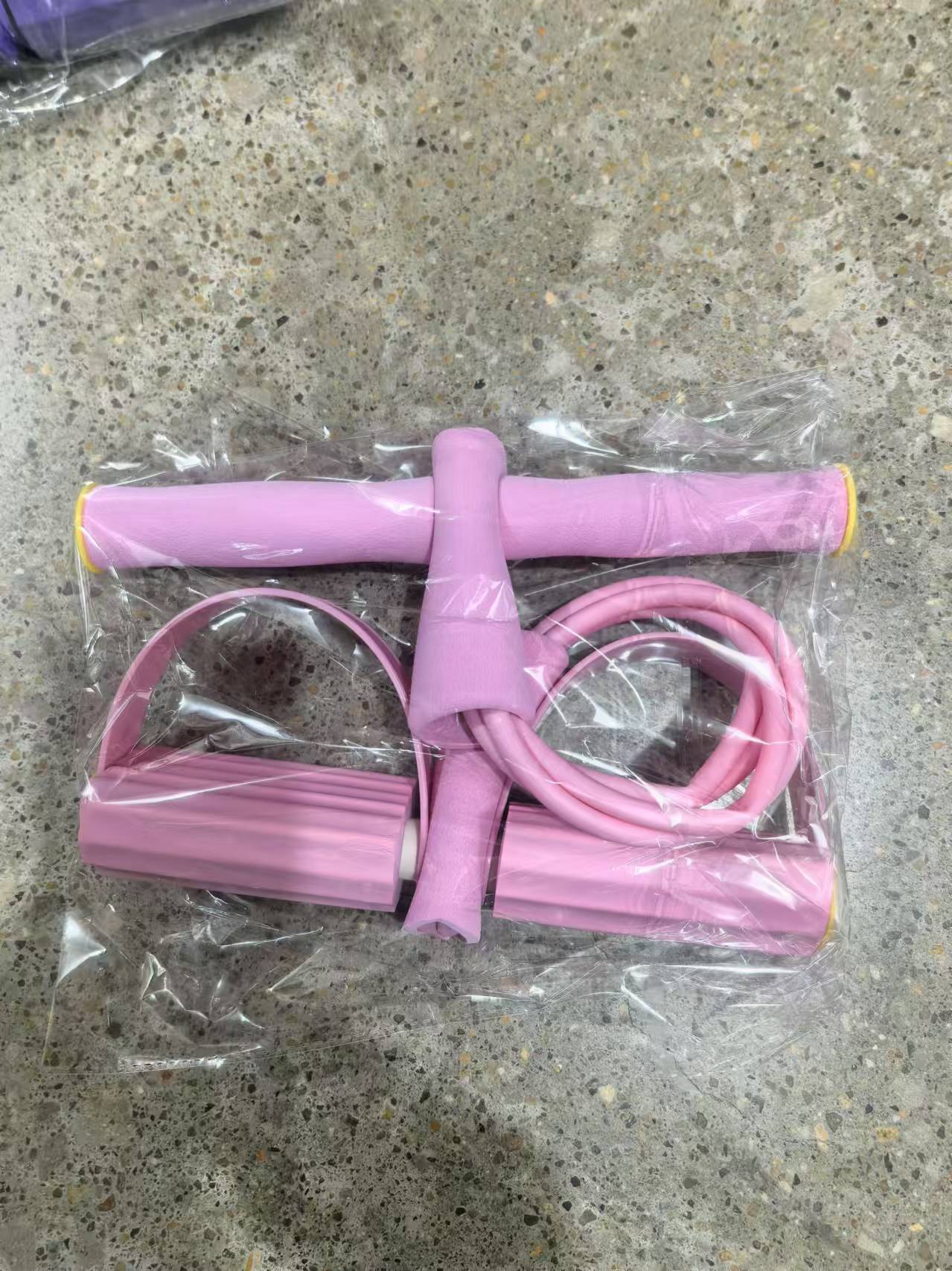 Foot Pedal Abdominal Tensioner – Home Resistance Band Fitness Trainer