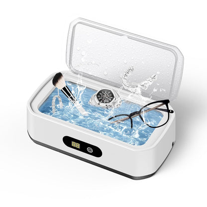 High-Capacity 49 KHz Ultrasonic Eyeglass Cleaner – 501–700ml Digital LED Display with Adjustable Temperature