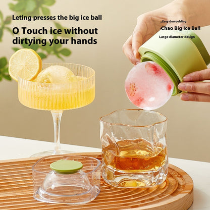 Large Ice Ball Mold – Food Grade Silicone Ice Sphere Maker