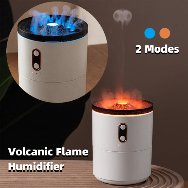 Volcanic Flame Aroma Diffuser – USB Jellyfish Humidifier Night Light