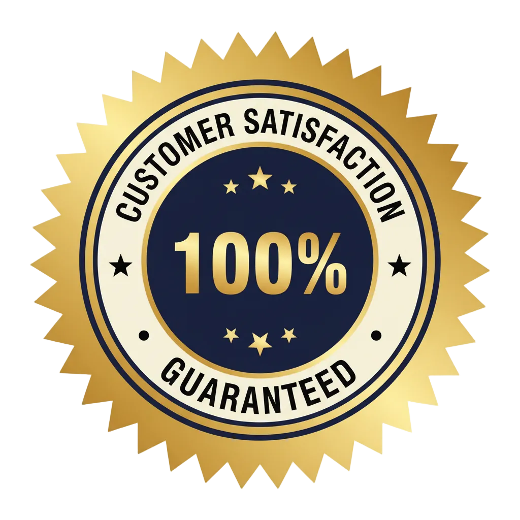Customer Satisfaction Guaranteed Badge