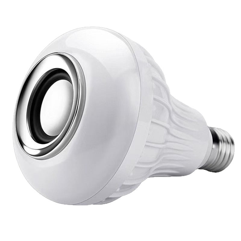 LED Bluetooth Speaker Bulb E27, Colorful RGB Wireless Smart Light, Remote Control Music Bulb