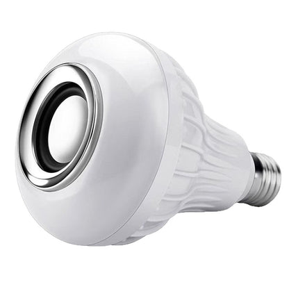 LED Bluetooth Speaker Bulb E27, Colorful RGB Wireless Smart Light, Remote Control Music Bulb