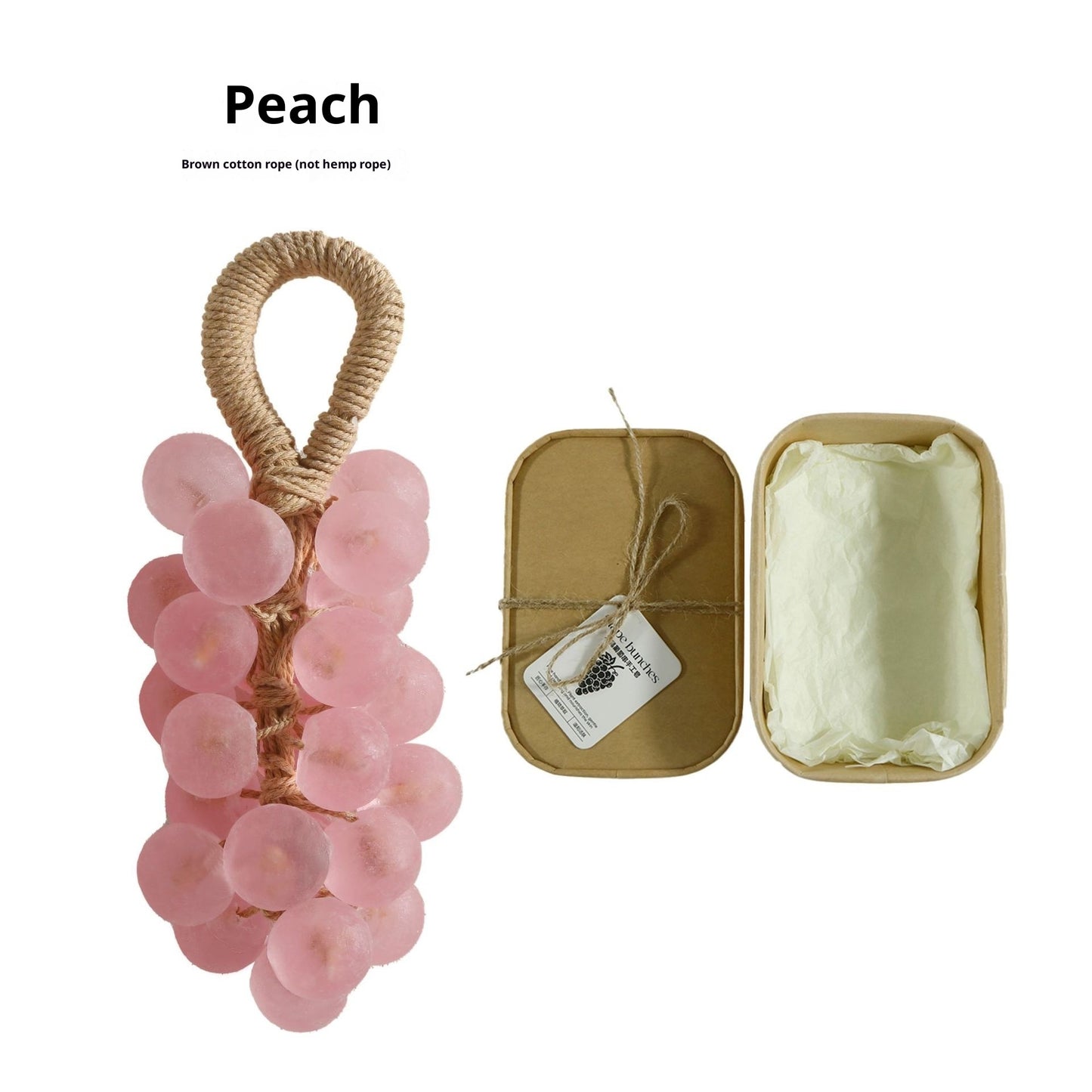 Customized Crystal Grape Soap – Handmade DIY Gem Soap Gift Set