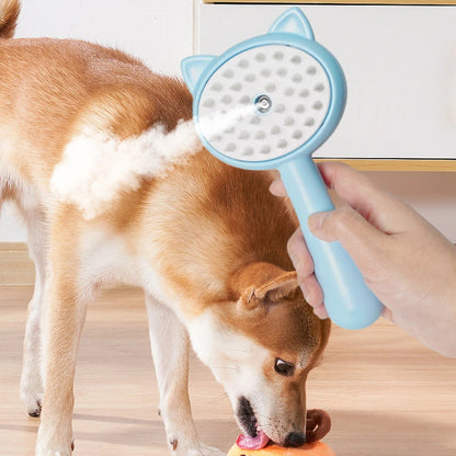 Steam Cat Grooming Brush – Rechargeable Pet Hair Remover & Massage Comb