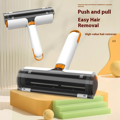 2-in-1 Pet Hair Removal Roller – Reusable Washable Lint & Fur Remover Brush