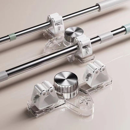 Suction Cup Broom Holder & Mop Hanger – Punch-Free Wall Mount Organizer