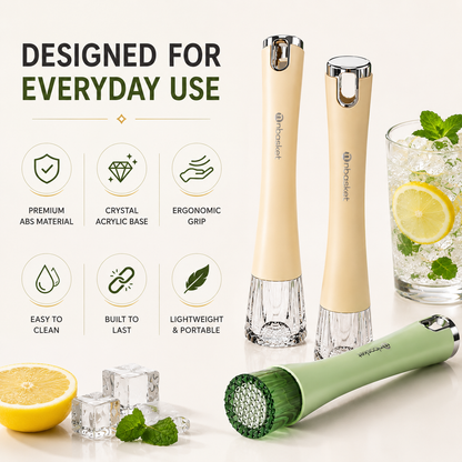 2-in-1 Ice Crusher & Fruit Muddler Stick - Set of 2